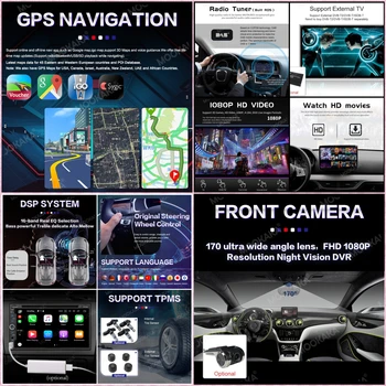Android-10.0 4+64G Bil Radio-afspiller, GPS-Navigation til Mercedes Benz GLK X204 GLK300 GLK350 Multimedie-Afspiller Radio stereo dsp