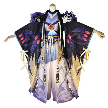 Animationsfilm! Onmyoji MOBA SSR Tamamo ingen Mae ni-halet fox Spil, der Passer Kimono Uniform Cosplay Kostume Halloween Outfit Gratis Fragt