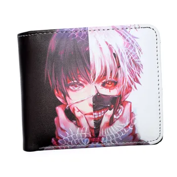 Anime Tokyo Ghoul / Death Note Kort Tegnebog, Med Mønt Lomme Penge Taske for Mænd
