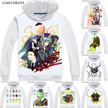 Ansatsu Kyoushitsu Koro-sensei Shiota Nagisa Anime Cosplay Brugerdefinerede Pullover Hoodie Sweatshirt Klassisk Trykt Mode