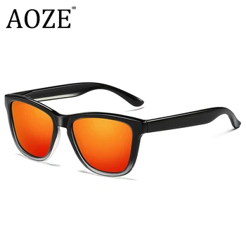 AOZE Mærke Polariserede Solbriller Mænd Classic Sport solbriller Kvinder Udendørs Kørsel Briller Farverige Linser, Briller UV400