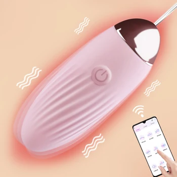 APP Remote Control Vibrator Sex Legetøj Til Kvinder Elsker Æg G-punktet i Skeden Stramme Bolden Vibrerende Æg Klitoris Stimulator Massageapparat