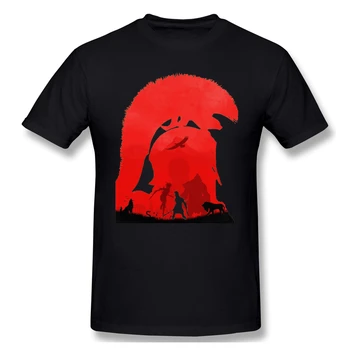 Assassins creed T-Shirts til Mænd Odyssey Minimalistisk Sjove Cotton Crewneck T-Shirt
