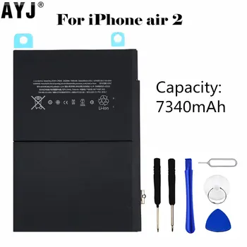 AYJ 1stk Overlegen Kvalitet Interne Batteri Til ipad Air 2 Batteri A1566 A1567 0 Cyklus 7340 mAh Li-ion-Batterier