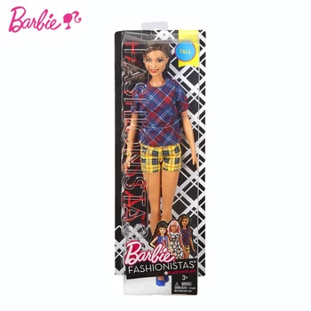 Barbie Fashionista Dukke Sortiment FBR37 Barbie Dukke Fashionista Pige Toy DVX78 Barbie Princess Kids Fødselsdag Gave DVX74