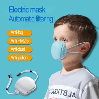 Barn PM 2.5 Anti Formaldehyd Respiratorisk Fliters Udskiftelige Elektriske Munden Maske Effektiv rensning system uafhængige luft