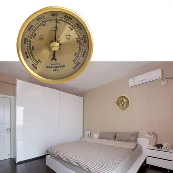 Barometer trykmåler Vejr Station vægbeslag Termometer Hygrometer Hjem Q84D