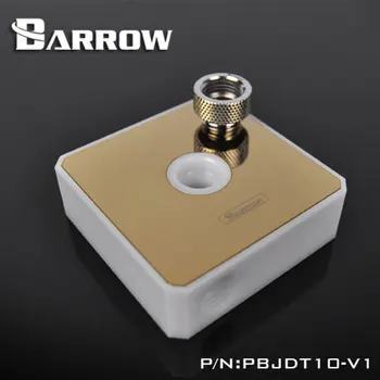 Barrow PBJDT10-V1, POM Vand Pumpe Dække For DDC-Serie Pumpe Guld, Titanium Belægning Med POM Computer vandkøling