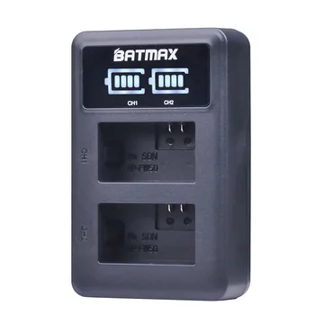 Batmax 4stk 2000mAhNP FW50 NPFW50 NP-FW50 Batteri + LED Oplader til SONY NEX 5T-5R 5TL A7R A7 F3 3N 3CA55 A37 A5000 A6000 A55