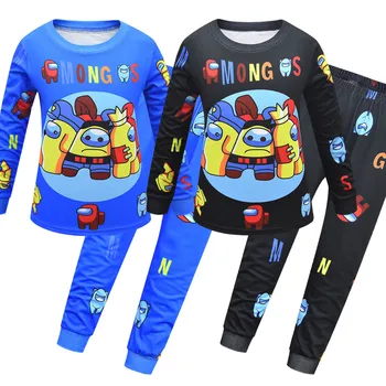 Bedste sælger børnetøj Drenge Pijamas Blandt os Pyjamas Store Drenge Jul Pyjamas Tøj Piger Homewear Sæt Nattøj 5-14 Y