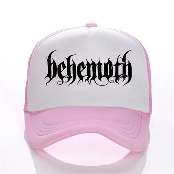 Behemoth logo print baseball cap Mænd og kvinder Sommeren Tendens Cap Nye Unge Joker solhat Stranden Visir