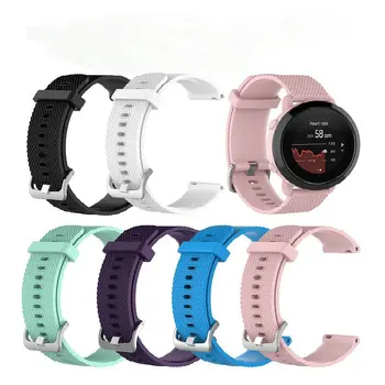 Bemorcabo Sort Sports Silikone Armbånd Strap Watch Band for SUUNTO3 Trænings-og Smart Ur Tilbehør L S Størrelse
