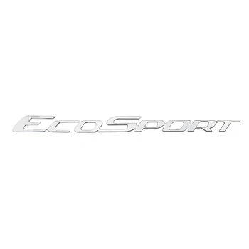 Bil bagfra Backup For Dækning Logo Klistermærke ABS Chrome Bil bagfra Kuffert Klistermærker, der Passer til Nye Ford Ecosport 2017 2018 2019 Tilbehør