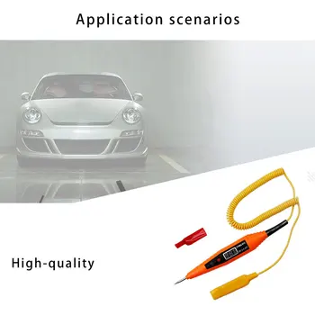 Bil Elektriske Kredsløb Test Pen Digital Display Spænding Tester Detektor Automotive Auto Spænding Meter Magt Probe Test Pen