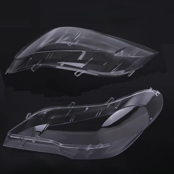 Bil foran Forlygte glas forlygter transparent lampeskærm lampe shell E70 Forlygte Dække objektivet for BMW X5 E70 2007-2013