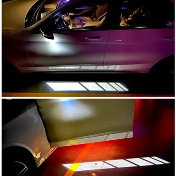 Bil Velkommen Lys For Mercedes-Benz W205 W213 X253 W222 Bakspejlet Velkommen Lys Fodrummet Lys-Gulvtæppe Lys Døren Sidelys