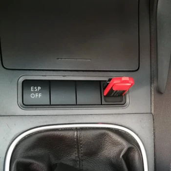 Bilen USB-switch knap kabel-adapter til RCD510 RCD310 CD-afspiller radio for VW Touran Bora Sagitar for Fabia Skoda Octavia