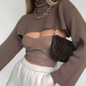 BLSQR Sexet Rullekrave Kvinder at Strikke en Sweater med Lange Ærmer Pullover Streetwear Stil Sweater Efterår 2020 Ny