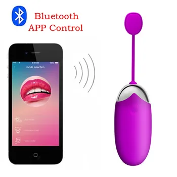 Bluetooth-APP Fjernbetjening Vibrerende Æg Kraftige Vibratorer sexlegetøj til Kvinde G-punktet, Klitoris Stimulator Massageapparat Sex Produkter