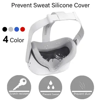 Blød Silikone Eye Mask Dække Pad For Oculus Quest 2 VR Briller Unisex Lys Blokering Ansigt Øjet Dække Anti-sweat-Pad Til Quest2