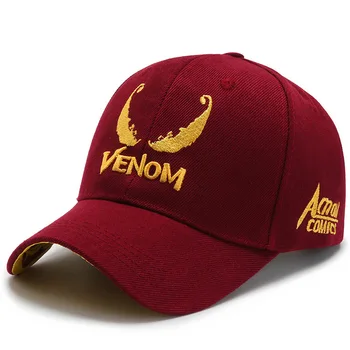 Brev Venom Mænds Baseball Cap Snapback Caps Til Unisex Hatte Kvinder Gorras Camouflage Marvel Par Hat Gorra Hip Hop Casquette