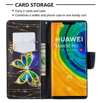 Butterfly Ugle PU Læder Tegnebog Flip Case til Huawei S Smart Plus Ære 9 Lite Mate 10 Lite 10i 20i Nova 3i 2i Nyde 7S Dække