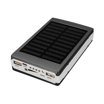 Bærbare DIY 5x18650 Powerbank Pover Power Bank 18650 Solar Power Bank Tilfælde Boks Dobbelt USB-Kit Telefon Oplader Lommelygte