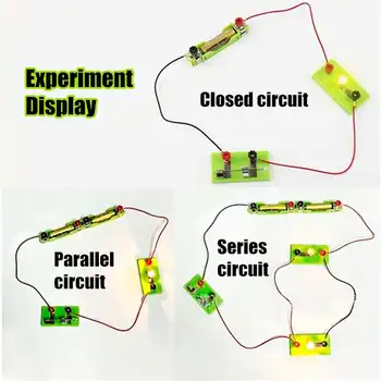 Børn Børn Elektriske Kredsløb Pædagogisk Legetøj Kit Skole Videnskab Legetøj Opdagelse Intelligens Udvikle Læring Toy Lyskontakt