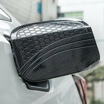 Carbon Fiber Brændstof Tank Cap Olie, Gas, Benzin Dække Bil Trim Pad med 3M Bilindustrien Tape Nye Honda Civic 2016 2017 2018
