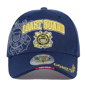 Casual USA Coast Guard Hær Baseball Cap Knogle US Navy Hat Snapback Caps Mænd Kvinder Balck Taktiske Cap Casquette