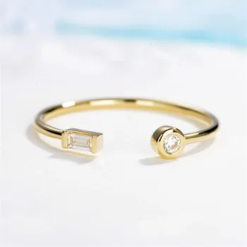 CC Ringe Til Kvinder Justerbar Enkel Ring Personlighed Cubic Zirconia Fælles Bijoux Damer Smykker Anillos Mujer CC1509