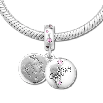 CKK Passer til Pandora Armbånd for Evigt Søstre Perler Til smykkefremstilling Charms af Sterling Sølv 925 Oprindelige Perle-Charme Kralen Perles