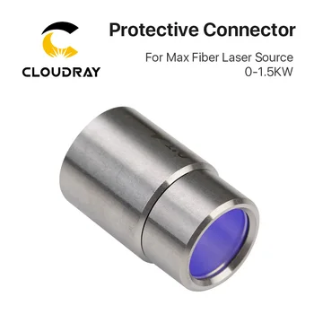 Cloudray Max 0-1.5 KW Fiber Laser Kilde Output Beskyttende Stik Linse Gruppe for Max Fiber Laser Kilde