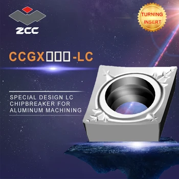 CNC drejebænk 10stk/masse CCGX LC CCGX0602 CCGX09T3 CCGX1204 belagt hårdmetal skær drejning aluminium-titanium legering af stål