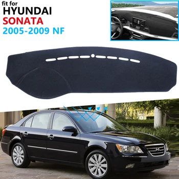 Dashboard Dækker Beskyttende pude til Hyundai Sonata NF 2005 2006 2007 2008 2009 Bil Tilbehør Dash Board Parasol Tæppe Tæppe