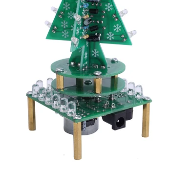 DIY Kit RGB Auto-Rotere Flash LED Kredsløb Musik juletræer LED Kit Led-Modul Blottere standbylys Lodning Uddannelse