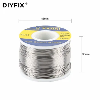 DIYFIX 0.3/0.4/0.5 mm 250g 60/40 Harpiks Core Tin Bly loddetråd Lodning Svejsning Flux Tin Tråd Reel Spool