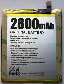 DOOGEE X55 Batteri 2800mAh Oprindelige Nyt For DOOGEE X55 Smart Phone