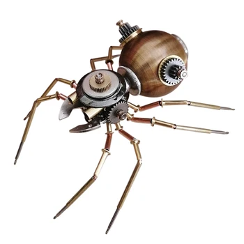 Dr. Motor Samlet Bygge-Kit 3D Metal Mekanisk Insekt Kunsthåndværk Mekaniske Model, Myggenet, Scorpion, Spider
