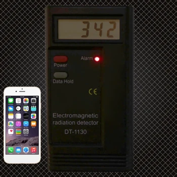 Elektromagnetisk Stråling Detektor Digitalt LCD-EMF Meter Dosimeter Tester DT1130