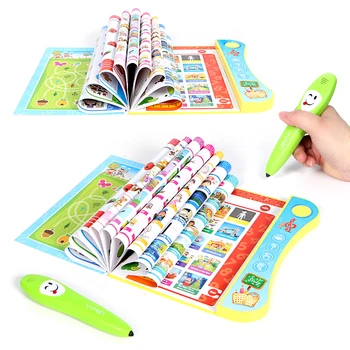 Elektronisk y-bog med Smart Logic Pen Multifunktion Udtale at Lære Maskinen for Kid,Tidlig Pædagogisk Bog Undervisning Legetøj