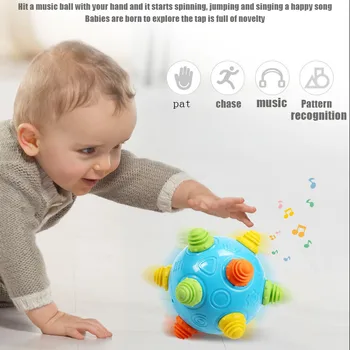 Engelsk version af baby 1 3 år gamle hoppe bold puzzle-toy