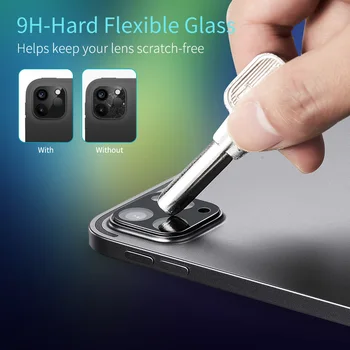 ESR 2stk Kamera Linse Flim til iPad Pro 2020 11 12.9 Hærdet Glas skærmbeskyttelse til iPad Pro 11 12.9 2020 Kamera Linse Glas