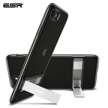 ESR Phone Case for iPhone SE 2020 8 7 Plus 11 Pro X XR XS Antal Støtteben Lodret Stand Holder Tilbage Dække for iPhone SE2 2nd Gen