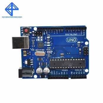 Et sæt UNO R3 MEGA328P ATMEGA16U2 til Arduino Kompatibel