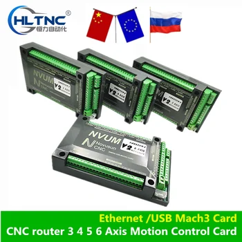 Ethernet /USB Mach3 Kort 200KHz CNC router 3 4 5 6 Akse Motion Control Card Breakout yrelsen for diy-gravør