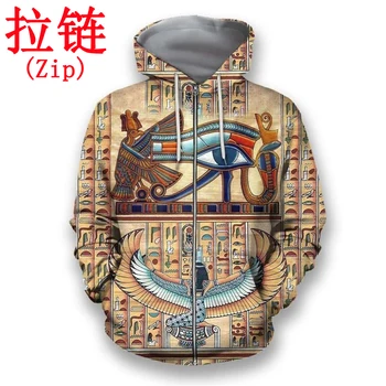 Eye of horus det gamle egypten Gud og Symboler 3d Printet Unisex hættetrøjer Harajuku Mode Afslappet Hætte Sweatshirt Drop shipping