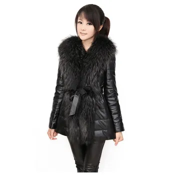 Faux fur frakke kvinder S-6XL plus size slim 2019 nye efterår og vinter koreanske sort langærmet mode Faux fur jakken feminina LR334
