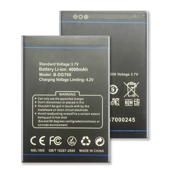 For Doogee DG700 Titans 2 B DG700 Li-ion-Polymer-Batterier For Doogee DG700 Titans 2 Smart Telefon Batteri 3600mAh B-DG700