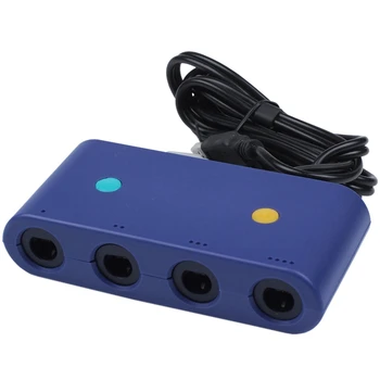 For Gamecube-Controller-Adapter Til Nintendo Skifte Wii U, Pc 4 Porte Med Turbo Og Hjem-Knappen Mode Ingen Driver